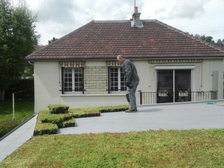 Toiture végétalisée Caen